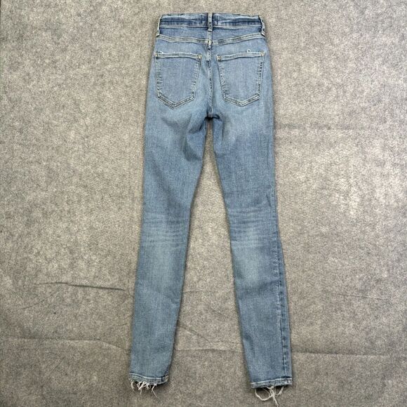 Agolde Distressed Ripped Sophie Skinny Jeans A003 B-843, Size 24 - Picture 10 of 12